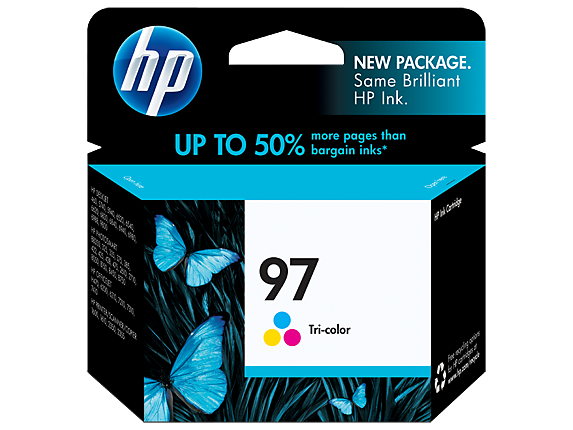 HP 97, (C9363WN) Tri-Color Original Ink Cartridge HP 97, (C9363WN) Tri-Color Original Ink Cartridge