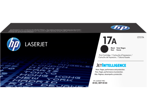 Image Description of "HP 17A Black Original LaserJet Toner Cartridge (CF217A)".