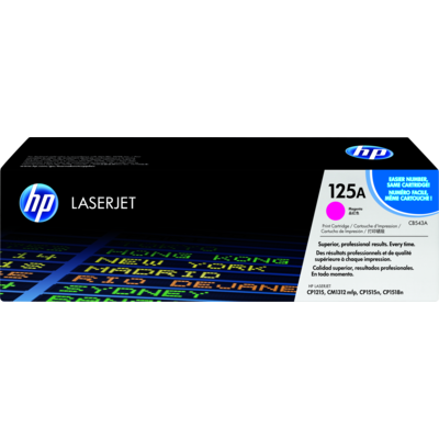 Image Description of "HP 125A Magenta Original LaserJet Toner Cartridge (CB543A) ".