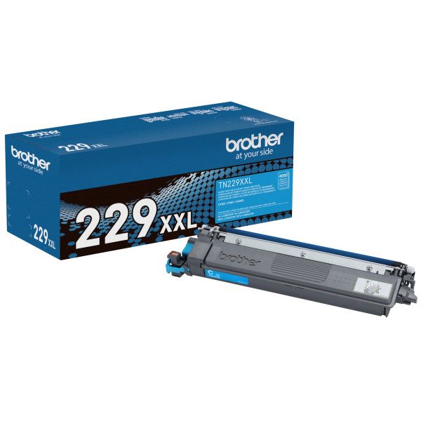 Image Description of "Brother Genuine TN229XXLC Super High Yield Cyan Toner Cartridge".