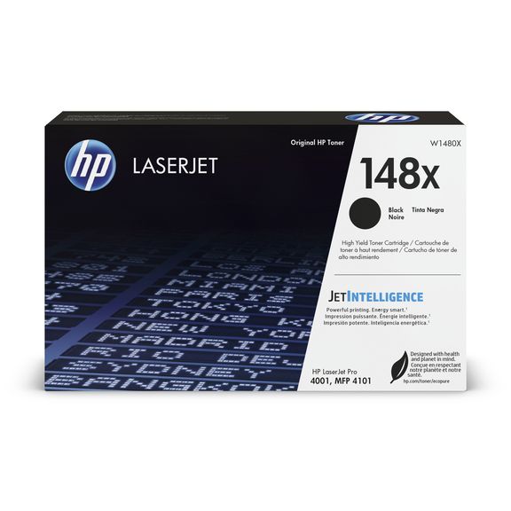 Image Description of "HP 148X High Yield Black Original LaserJet Toner Cartridge".