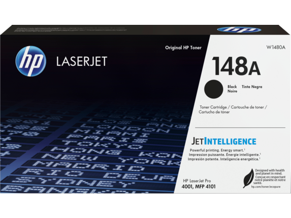 Image Description of "HP 148A Black Original LaserJet Toner Cartridge".