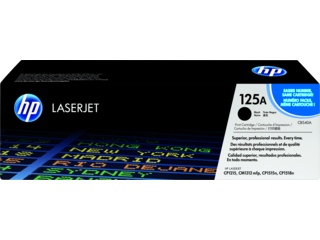 Image Description of "HP 125A Black Original LaserJet Toner Cartridge (CB540A)".