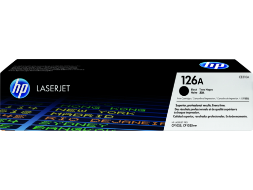 Image Description of "HP 126A Black Original LaserJet Toner Cartridge (CE310A)".