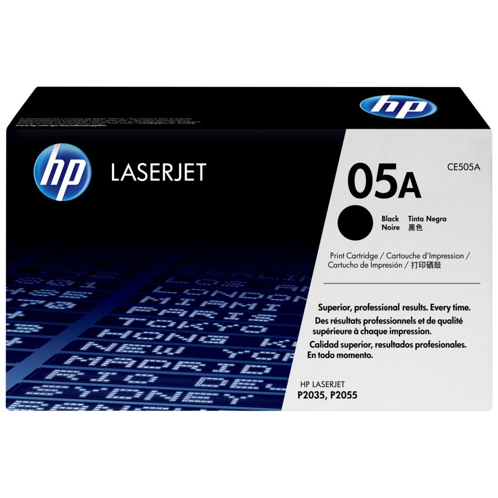 Image Description of "HP 05A Black Original LaserJet Toner Cartridge (CE505A)".