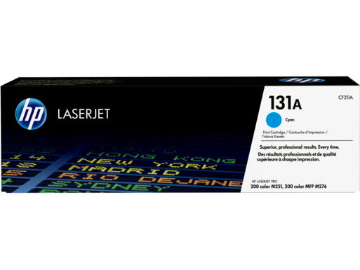 Image Description of "HP 131A Cyan Original LaserJet Toner Cartridge (CF211A)".