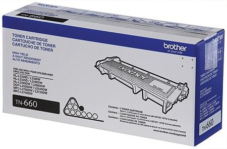 Image Description of "Brother High-Yield Black Toner Cartridge (TN660)".