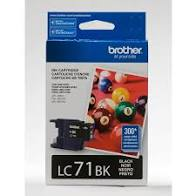 Image Description of "Brother LC 71 Black Ink Cartridge (LC71BKS)".