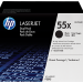 HP 55X (CE255XD) High Yield Black Original LaserJet Toner Cartridges, 2 pack