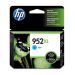 HP 952XL High Yield Cyan Original Ink Cartridge (L0S61AN)