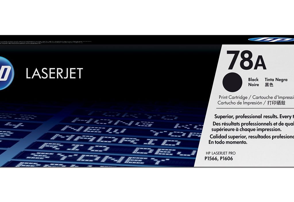 HP 78A Black Original LaserJet Toner Cartridge (CE278A)
