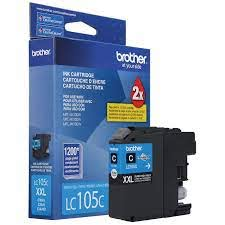 Image Description of "Brother LC105 Cyan Ink Cartridge, Super High Yield (LC105CS)".