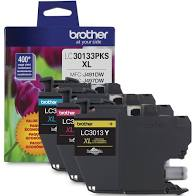 Image Description of "Brother LC30133PKS Colour Ink Cartridge, High Yield, 3 Pack (LC30133PKS)".