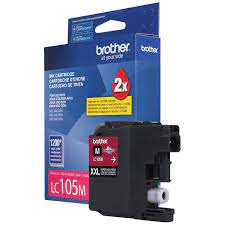 Image Description of "Brother LC105 Magenta Ink Cartridge, Super High Yield (LC105MS)".
